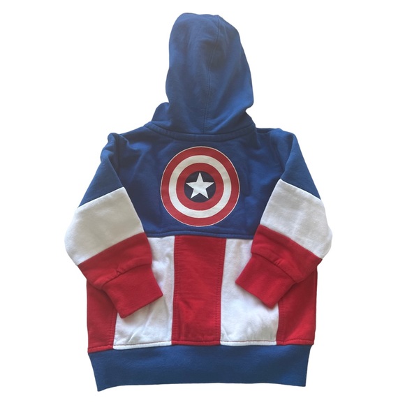 Marvel Captain American Jacket Size 12 M - Picture 3 of 9